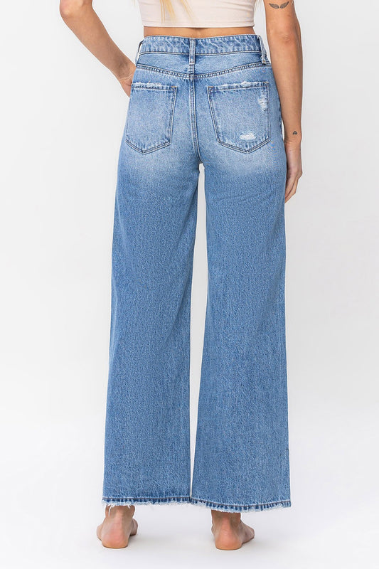 High Rise A-Line Jean