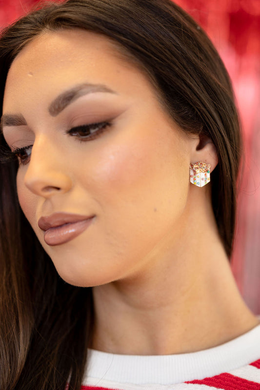 Pretty Present Stud Earring