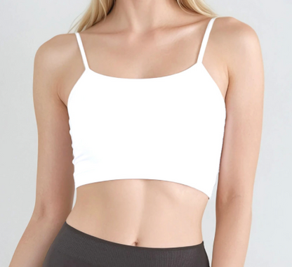 Layering piece, undergarments, half cami, tube top, seamless top, cropped cami, cropped top, cropped layering piece