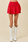 skirt, skort, holiday bottoms, women, christmas bottoms, skort, denim skort