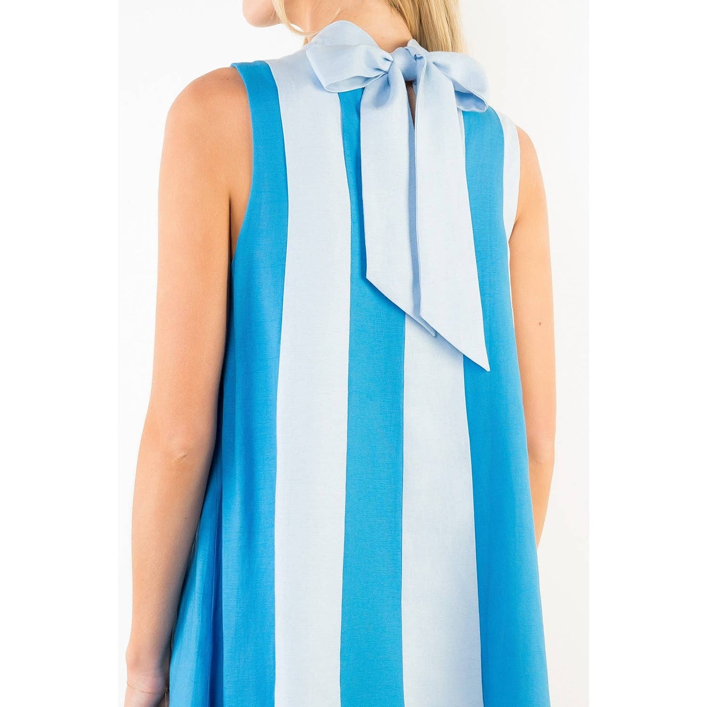 Sleeveless Colorblock Dress
