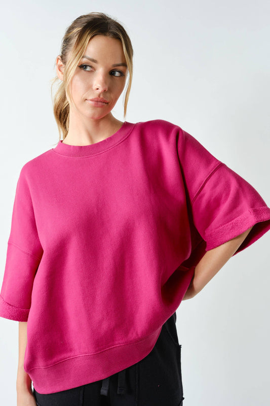 Malibu Lounge Drop Shoulder Top