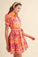 Remi Paisley Belted Dress