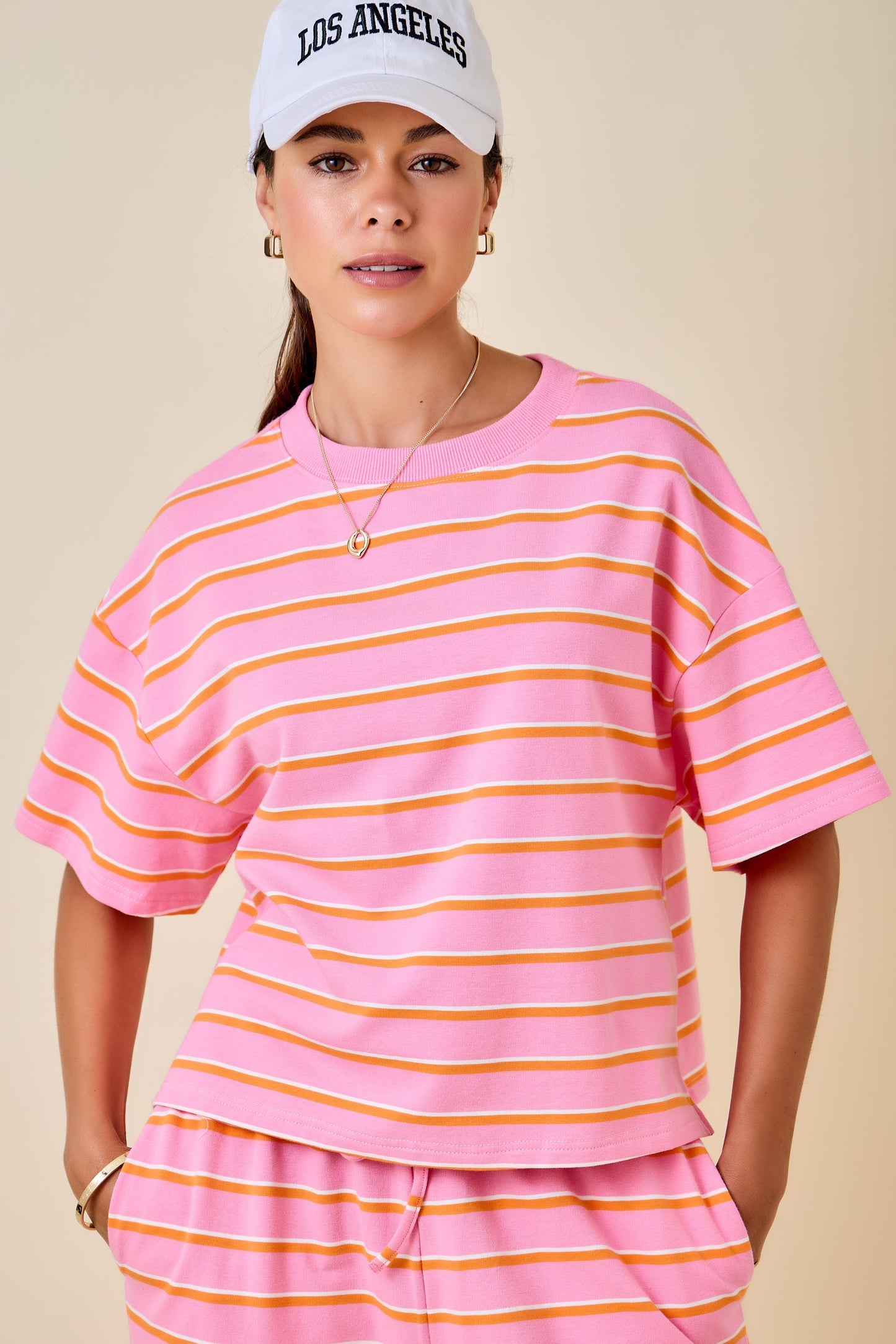 Zadie Striped Top & Skort Set
