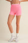 Contrast Binding Biker Shorts