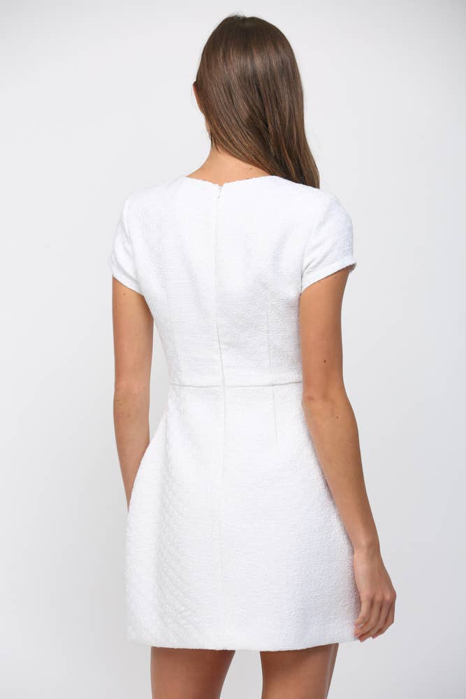Carey Tweed Mini Dress