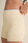 Ditsy Print Contrast Biker Shorts
