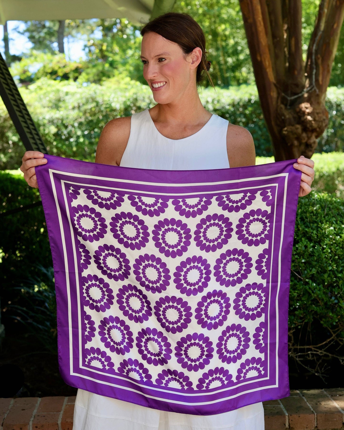 Lucy Floral Scarf Medium