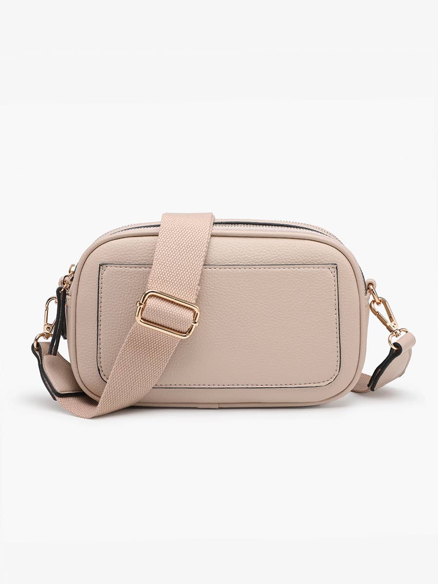 Sky Dual Zip Crossbody Bag