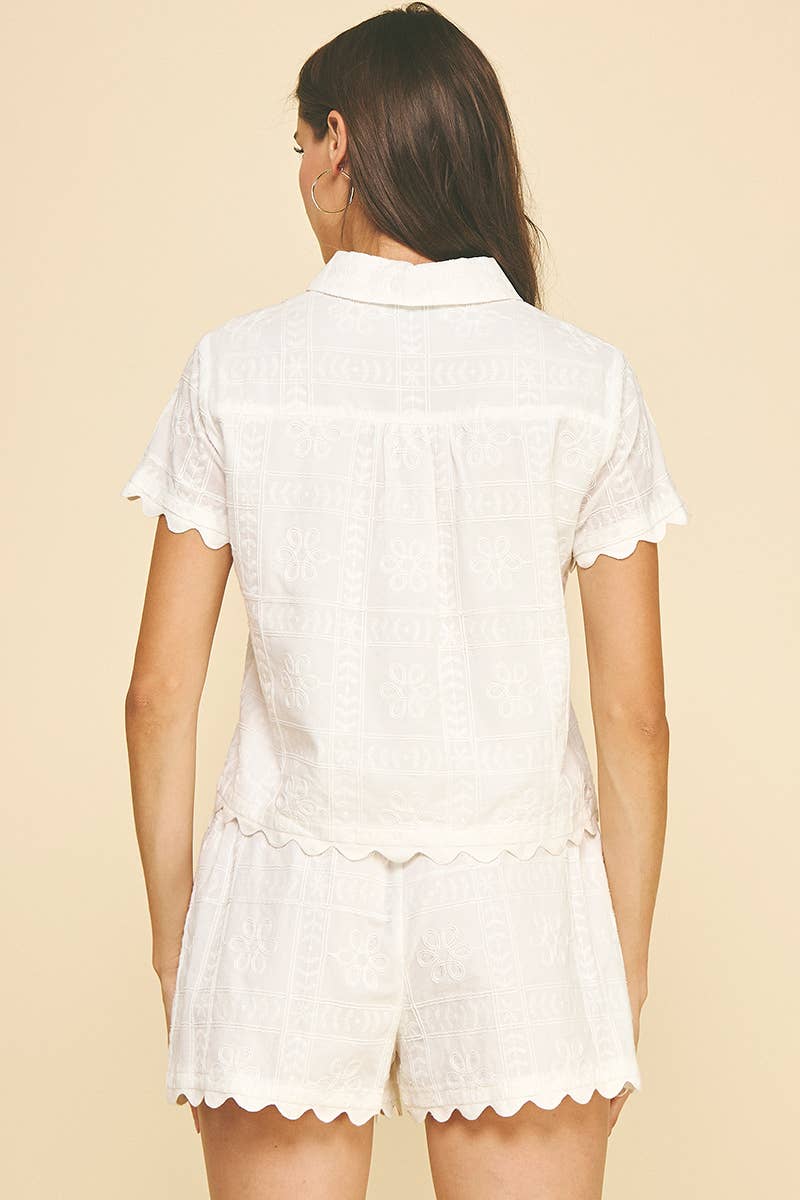 Romy Scalloped Set