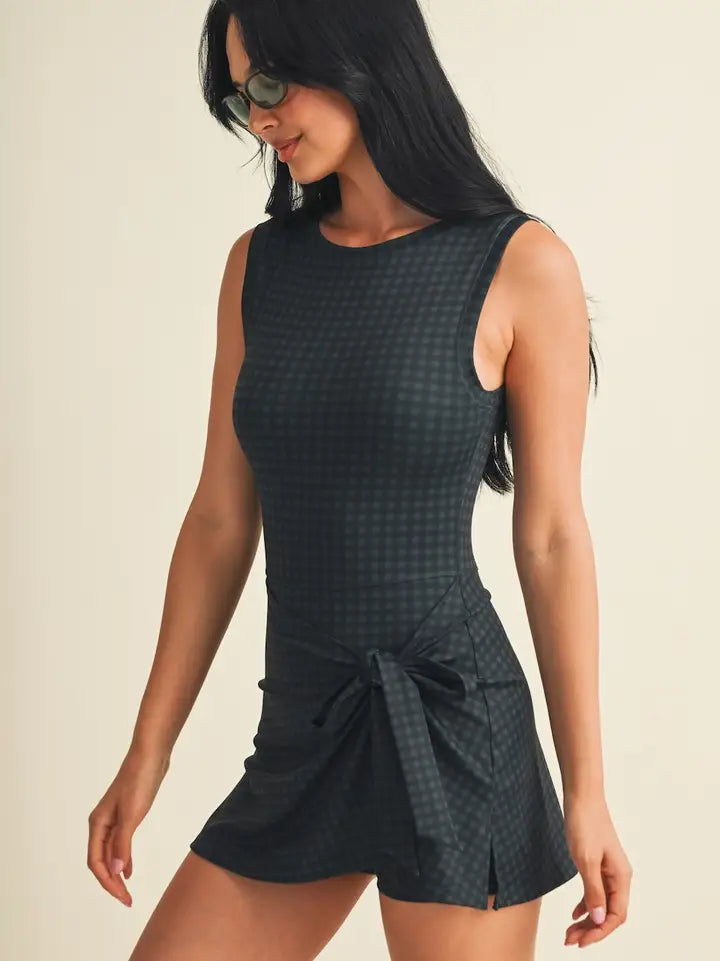 Gingham Active Dress
