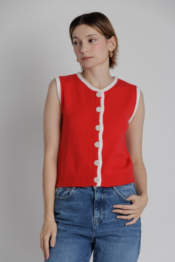 Connelly Contrast Cord Sweater