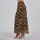 Zoey Zebra Midi Skirt