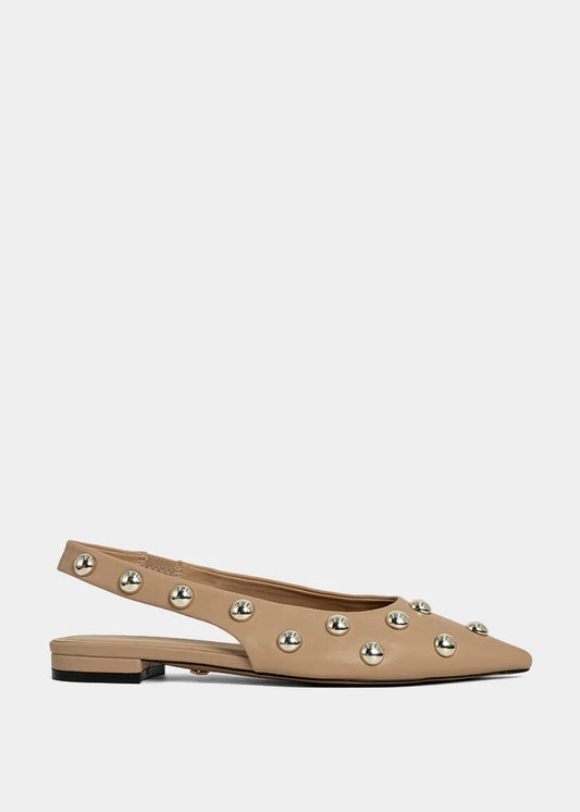 Arizona Studded Slingback Flats