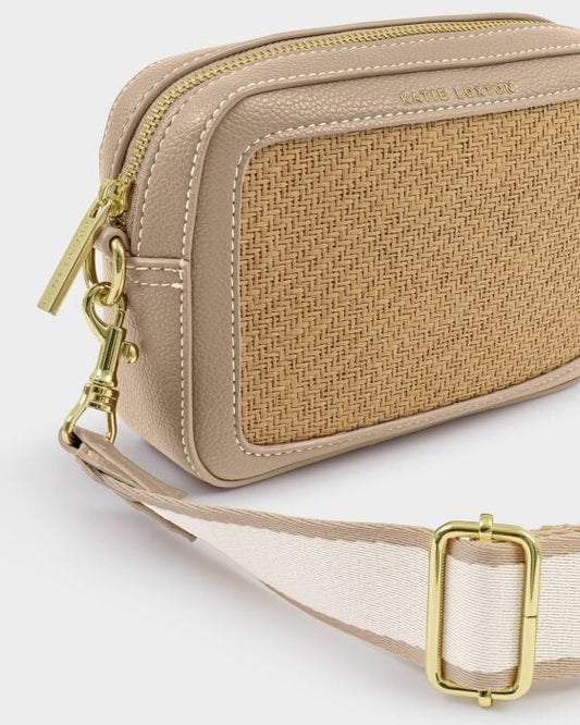 Avery Raffia Crossbody Bag