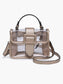 Toni Clear Flapover Crossbody Bag