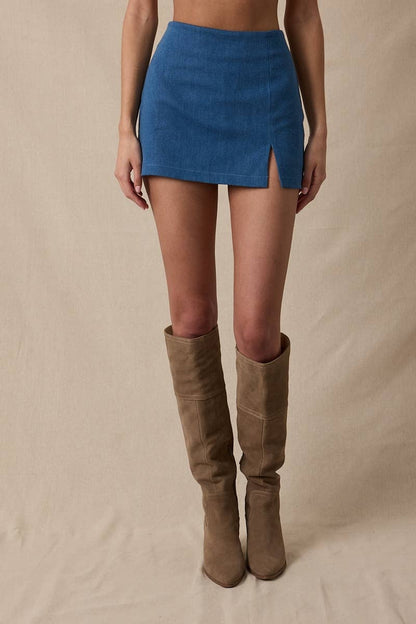Denim Mini Skirt