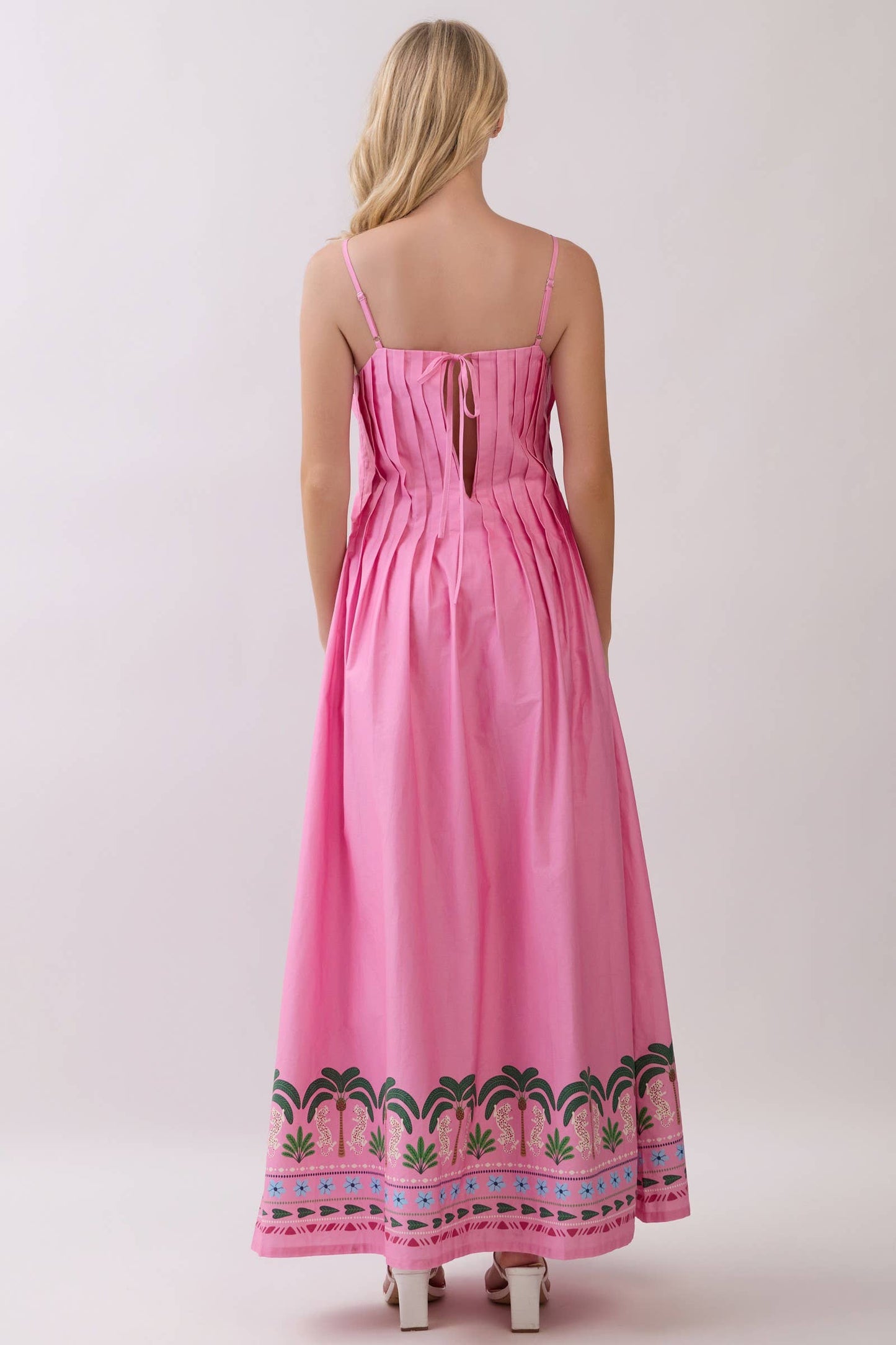 Pleated Maxi Dress