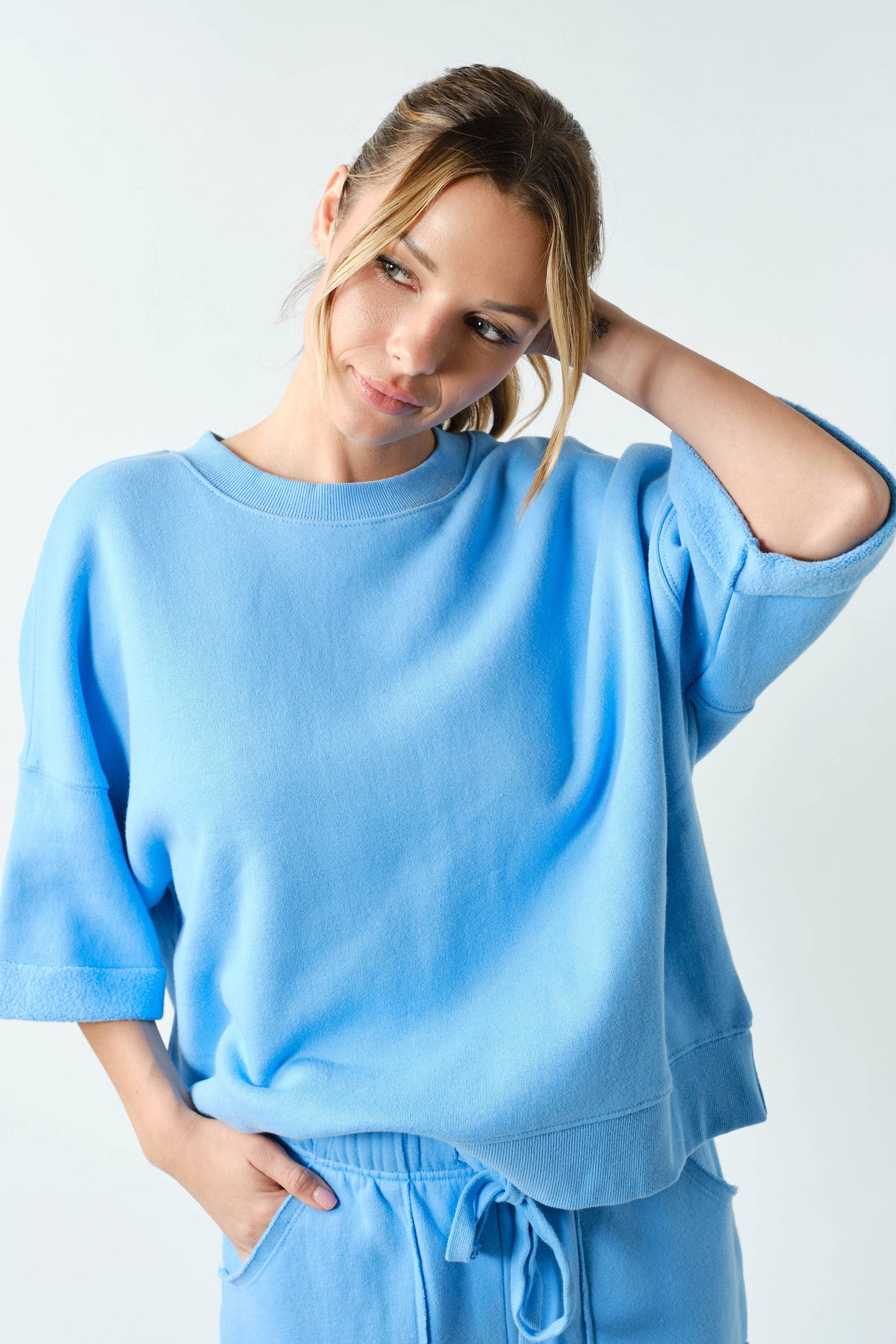 Malibu Lounge Drop Shoulder Top