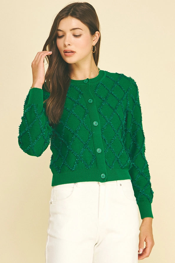 Lila Textured Cardigan