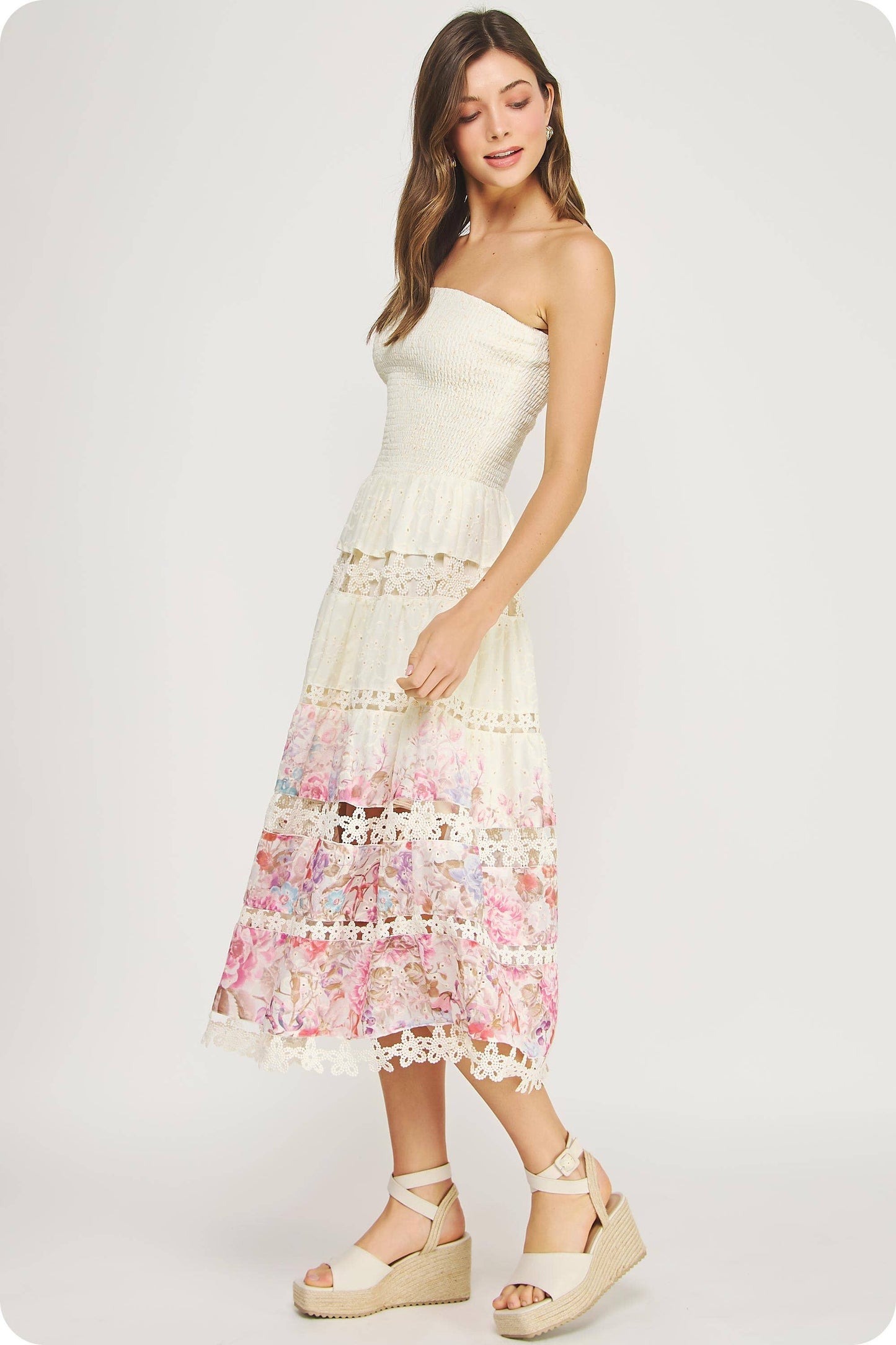 Camellia Eyelet Dress
