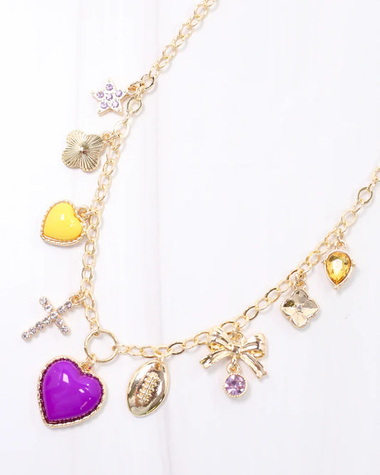 Bentley Gameday Charm Necklace