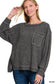 Brushed High Low Sweater