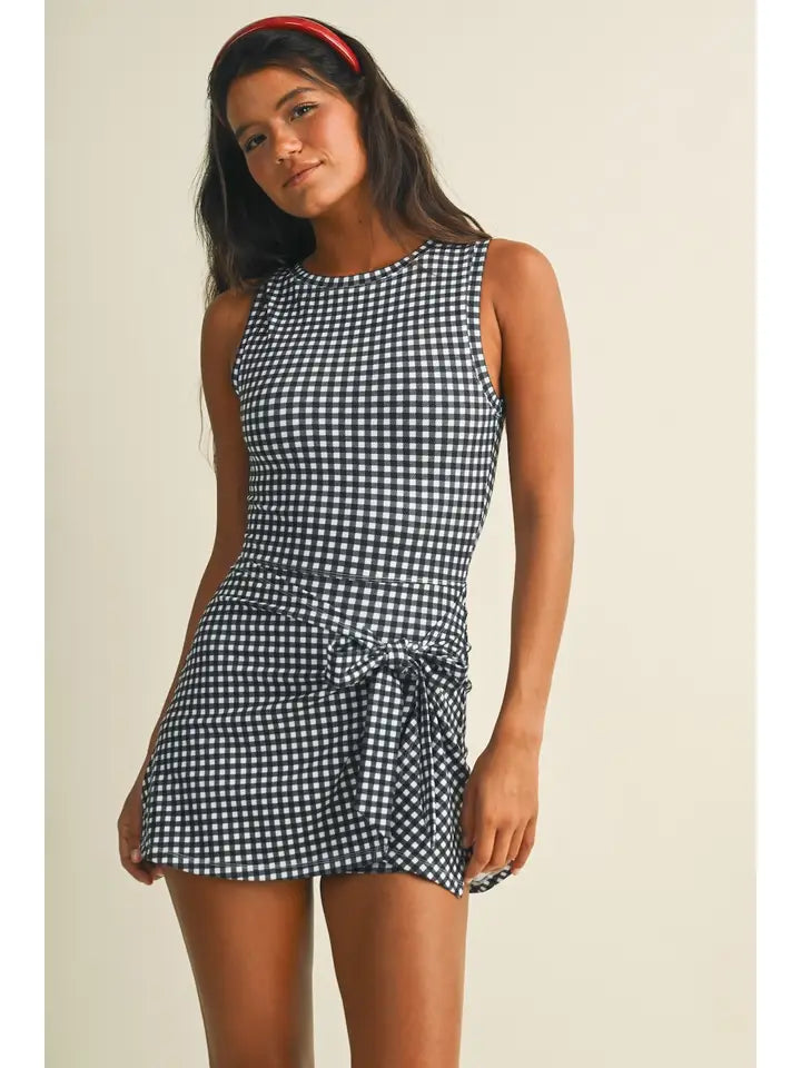 Gingham Active Dress