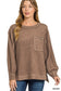 Brushed High Low Sweater