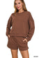 Fleece Long Sleeve & Shorts Set