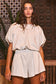 Bubble Hem Top & Shorts Set