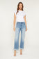 High Rise Straight Leg With Cuffed Hem