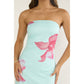 Floral Strapless Maxi