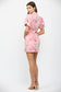 Fiona Floral Belted Dress