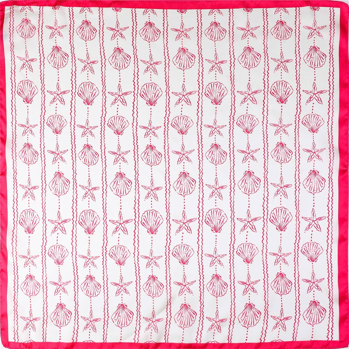 Shell & Starfish Silk Scarf