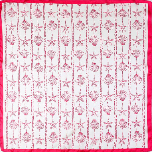 Shell & Starfish Silk Scarf