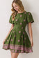 Chantelle Printed Puff Sleeve Mini Dress