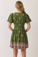 Chantelle Printed Puff Sleeve Mini Dress