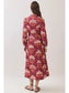 Lillian Long Sleeve Floral Midi Dress