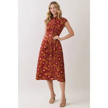 Floral Midi Dress