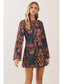 Angelle Bell Sleeve Mini Dress