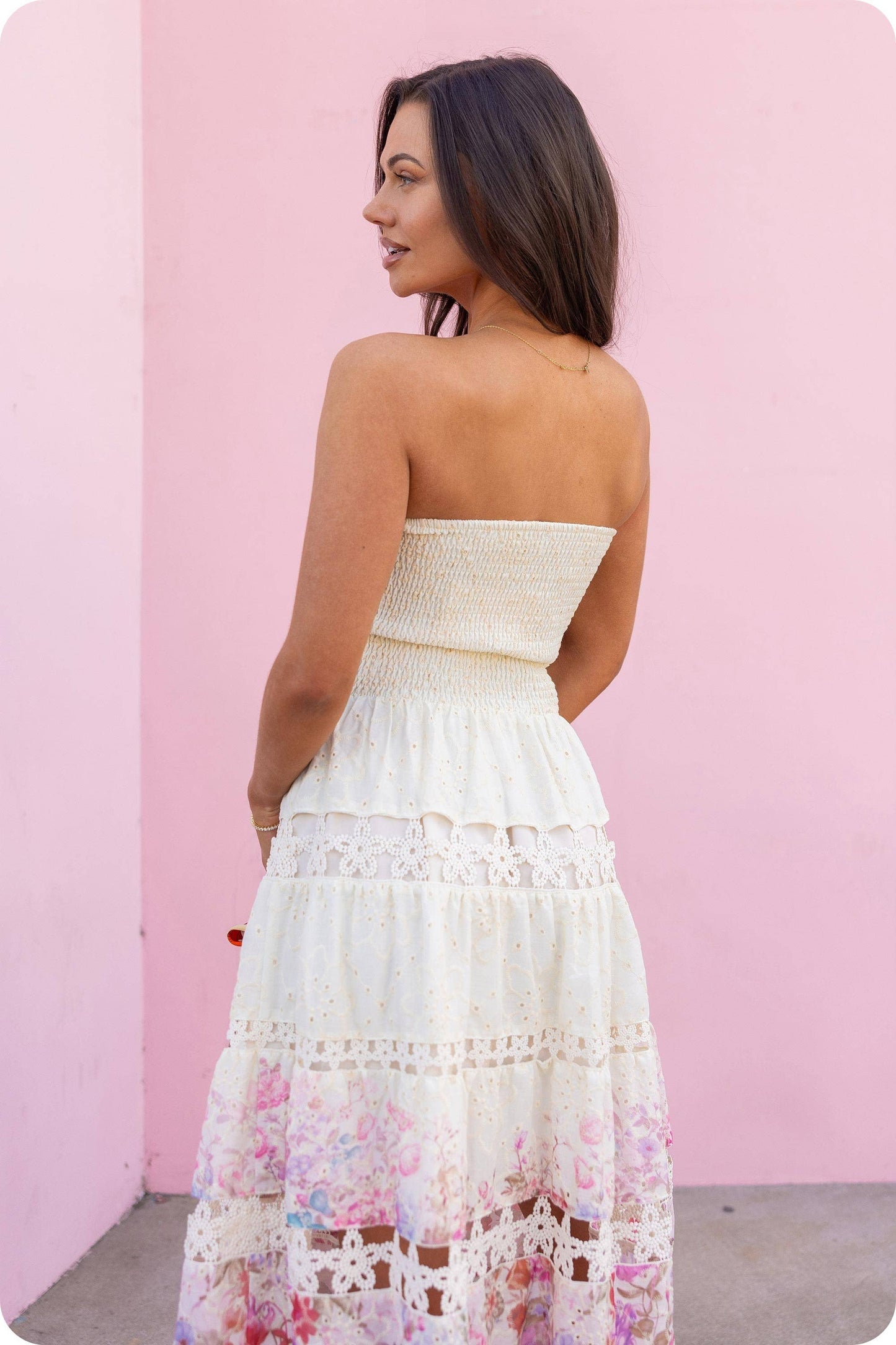 Camellia Eyelet Dress