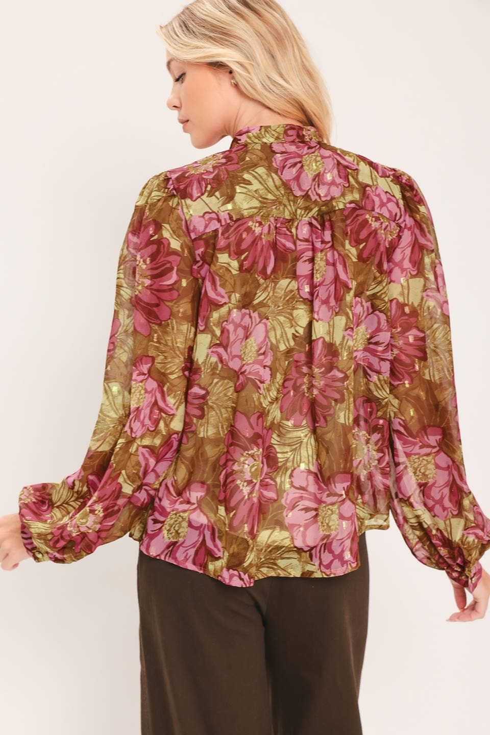 Camille Floral Top