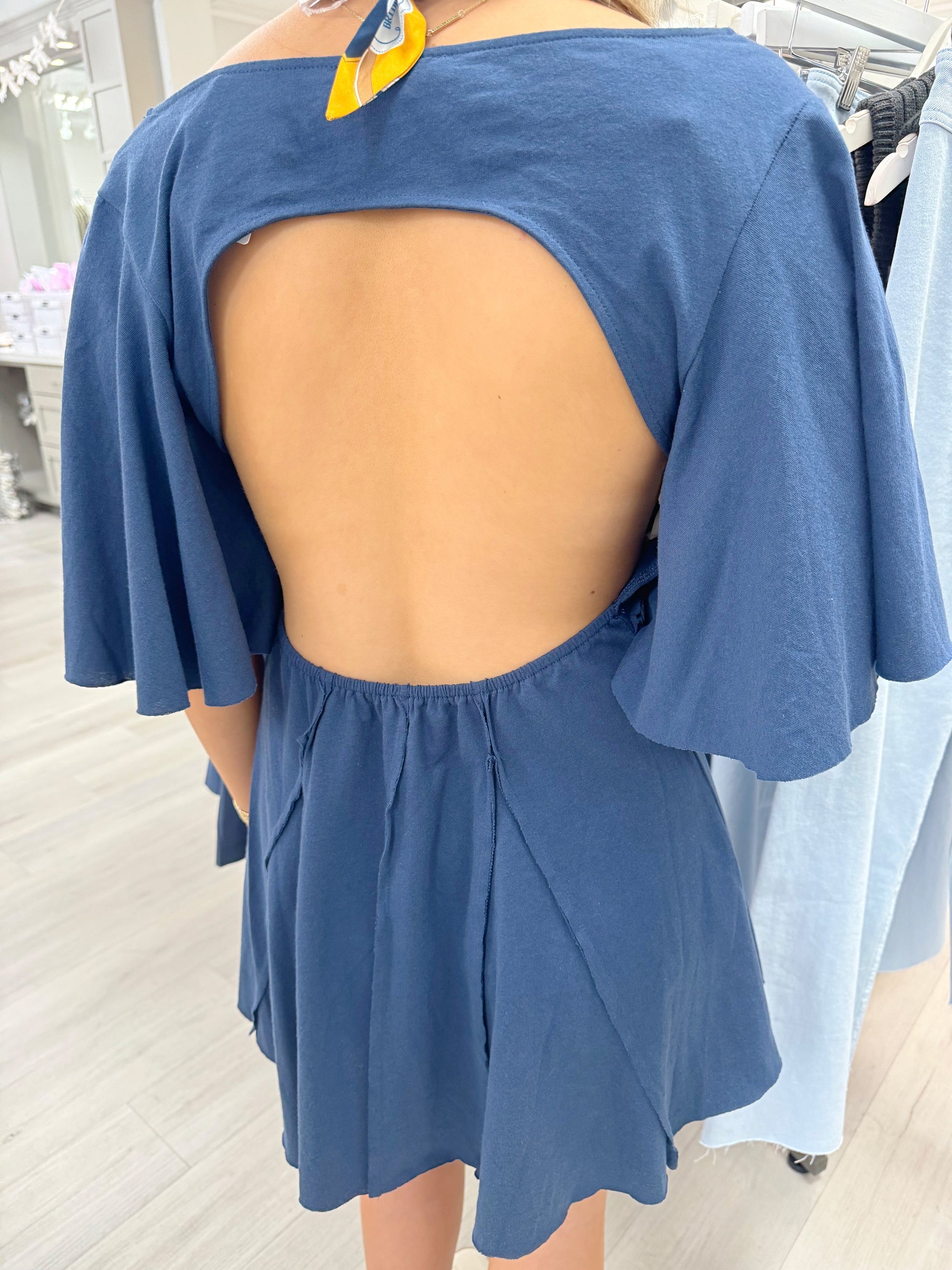 cutout flared dress, women's dress, mini dress, fall dress, flattering dress, boutique dress