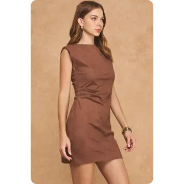 Kimmy Faux Suede Mini Dress