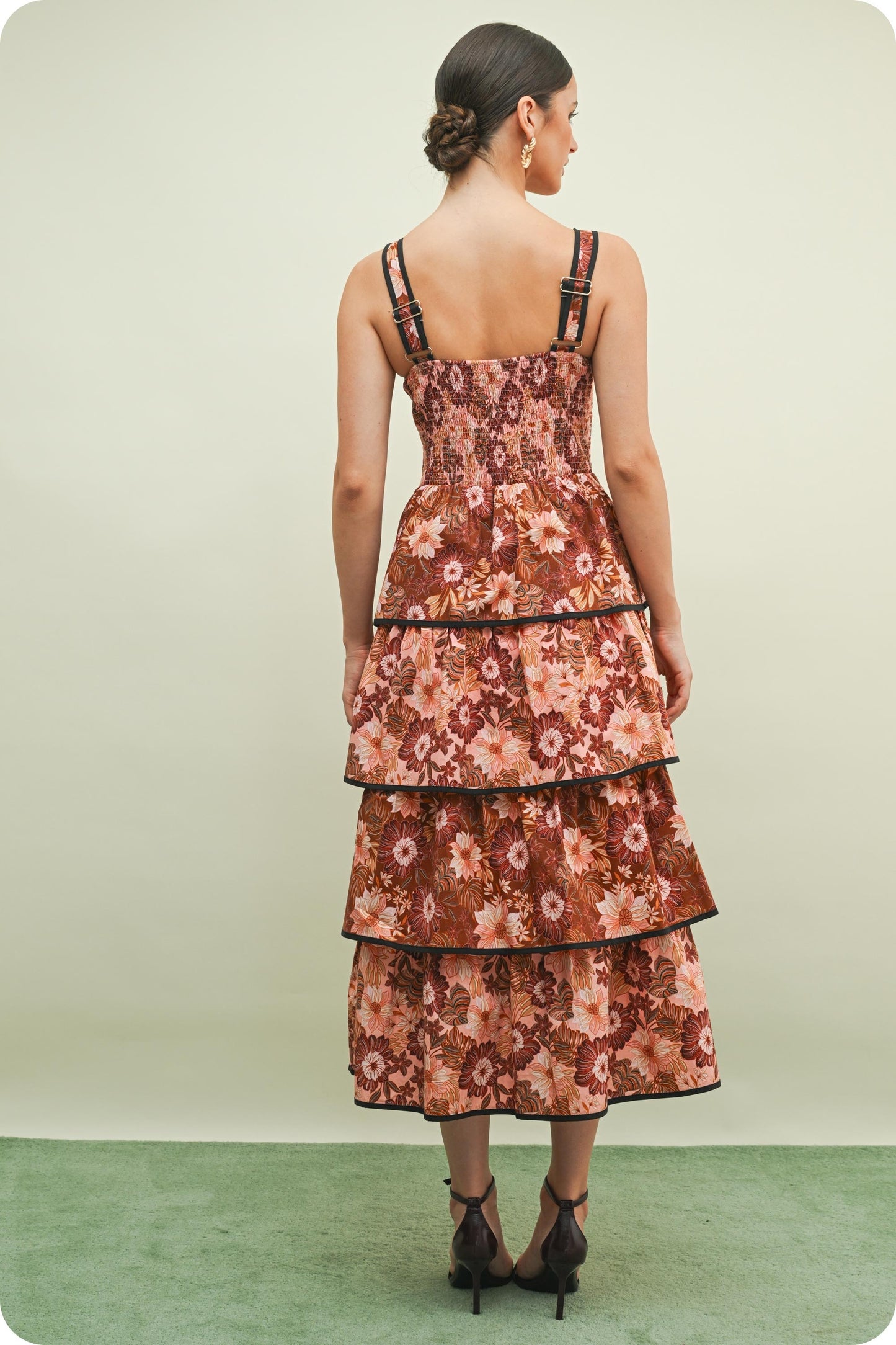 Chasen Quilted Midi Dress