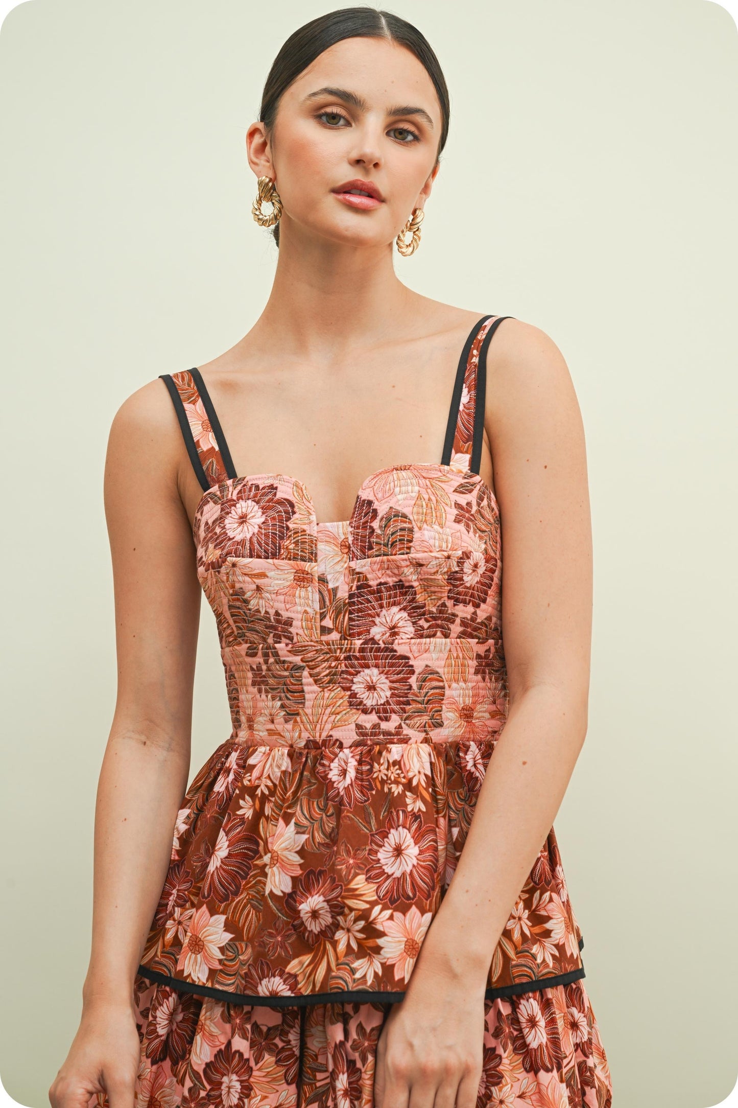 Chasen Quilted Midi Dress