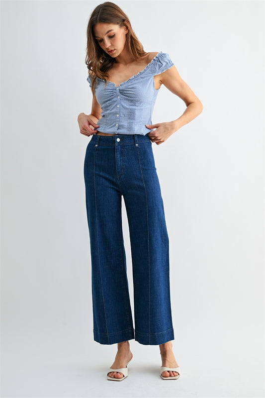 Andie HR Wide Leg Denim