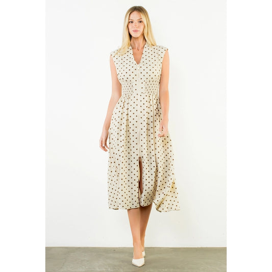 Marie Polka Dot Dress