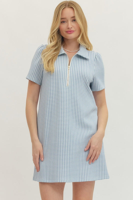 Sasha Gingham Dress
